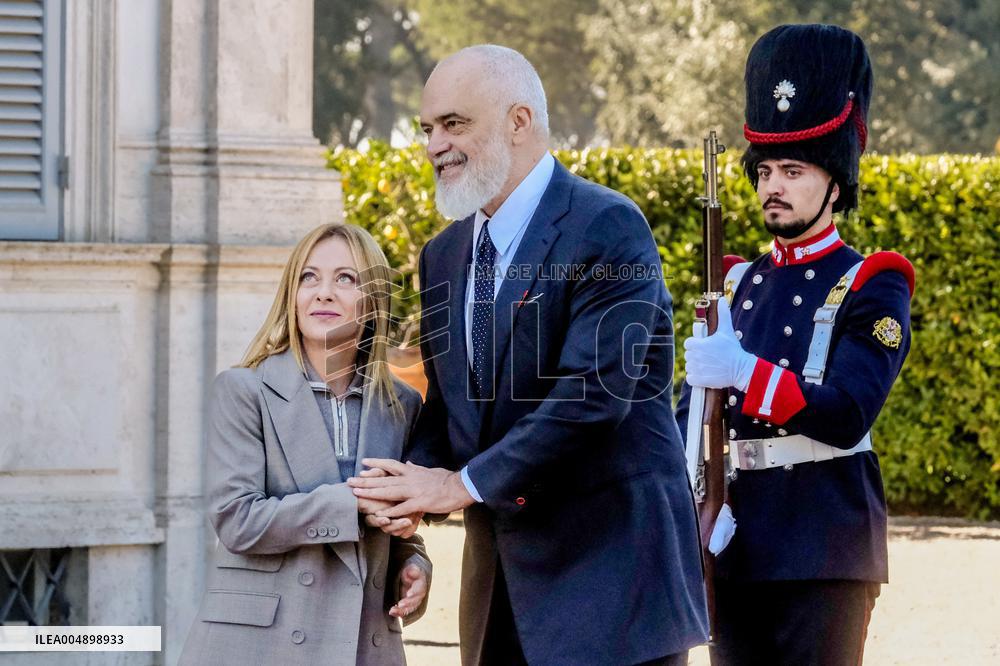 Intergovernmental Summit Italy Albania - Rome