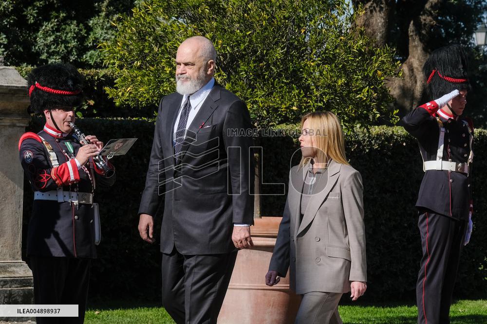Intergovernmental Summit Italy Albania - Rome