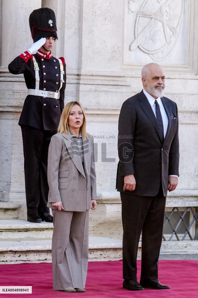 Intergovernmental Summit Italy Albania - Rome
