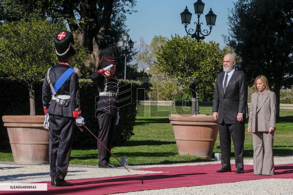 Intergovernmental Summit Italy Albania - Rome