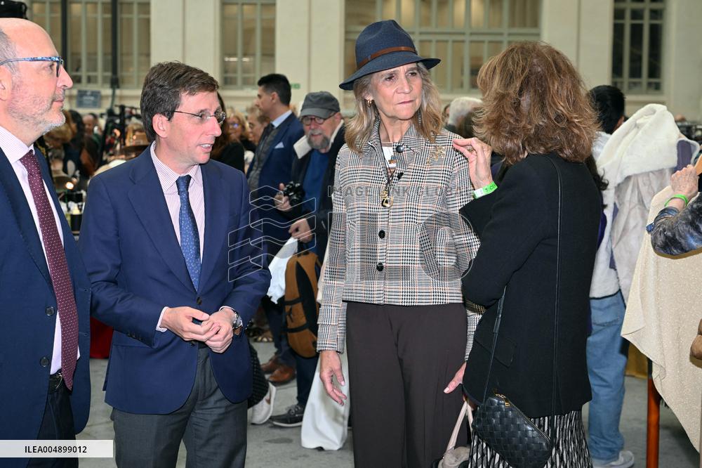 Infanta Elena Visits Nuevo Futuro 2025 Flea Market - Madrid