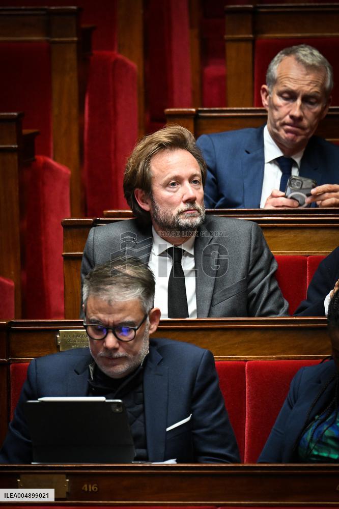 Suspension Of Pension Reform At The National Assembly - Paris