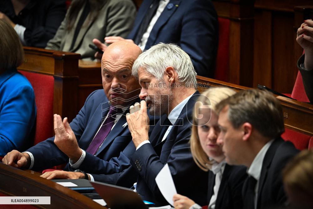 Suspension Of Pension Reform At The National Assembly - Paris