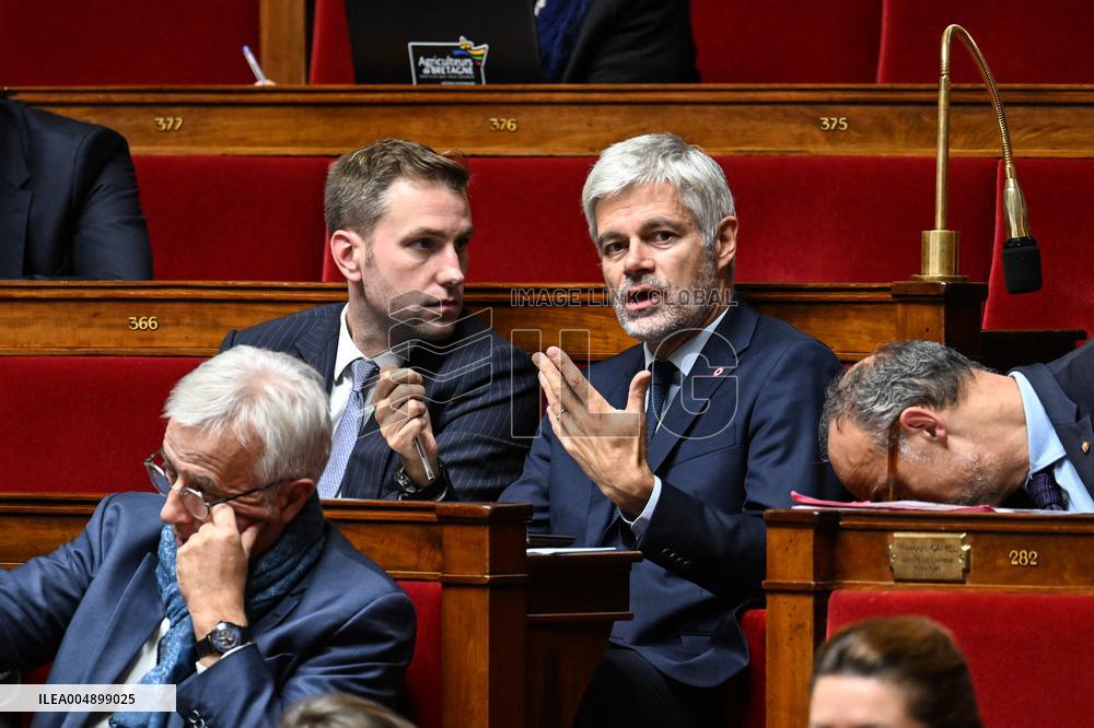 Suspension Of Pension Reform At The National Assembly - Paris