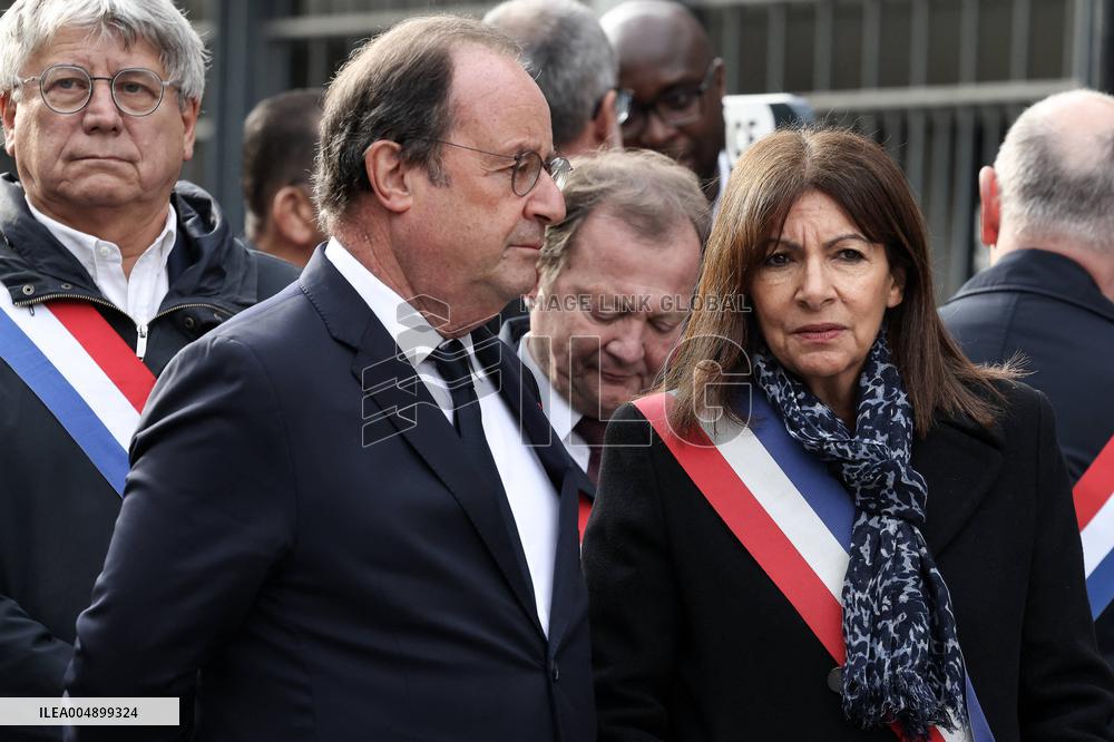 Tribute to Victims of November 13 Outside the Stade De France Stadium - Paris