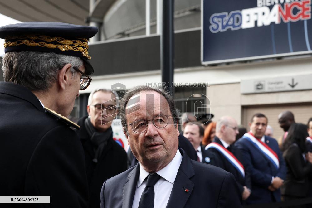 Tribute to Victims of November 13 Outside the Stade De France Stadium - Paris