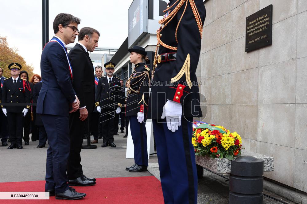 Tribute to Victims of November 13 Outside the Stade De France Stadium - Paris