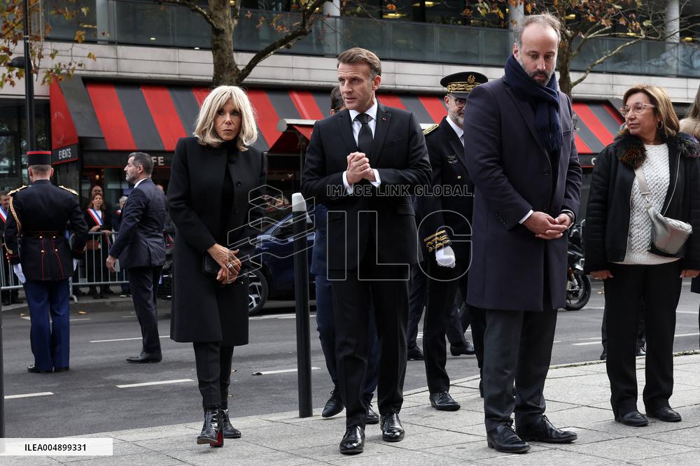 Tribute to Victims of November 13 Outside the Stade De France Stadium - Paris