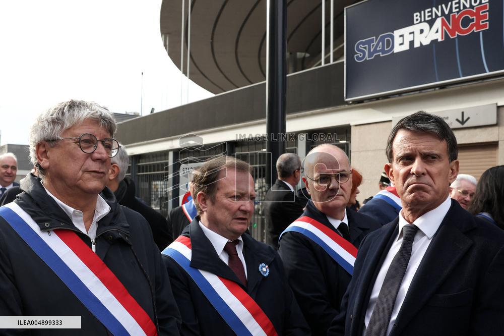 Tribute to Victims of November 13 Outside the Stade De France Stadium - Paris