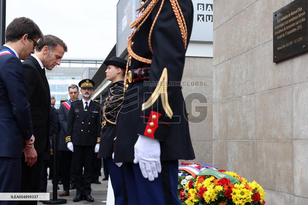 Tribute to Victims of November 13 Outside the Stade De France Stadium - Paris