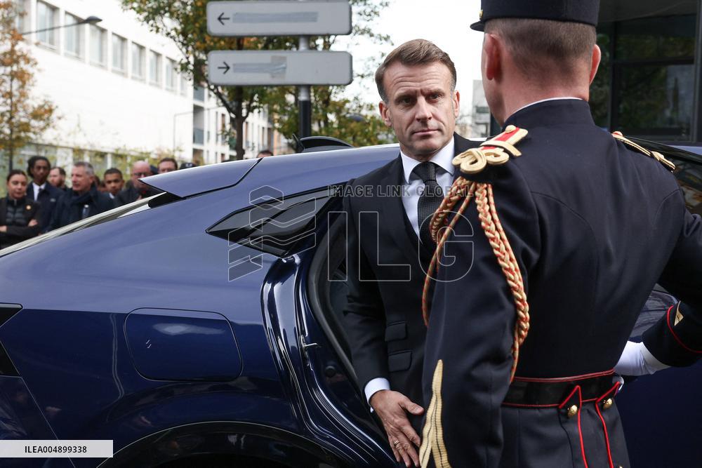 Tribute to Victims of November 13 Outside the Stade De France Stadium - Paris