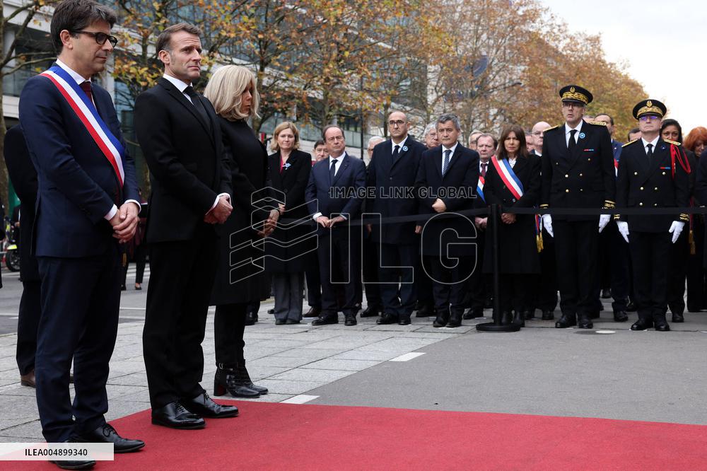 Tribute to Victims of November 13 Outside the Stade De France Stadium - Paris