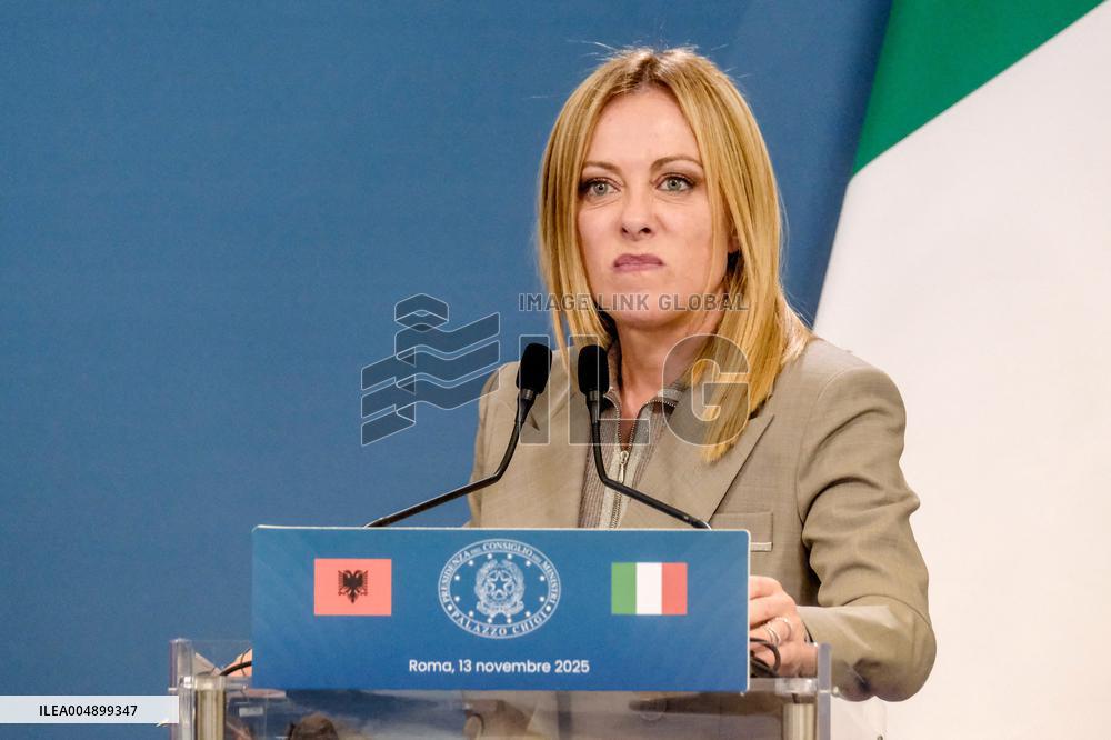 Intergovernmental Summit Italy Albania - Rome