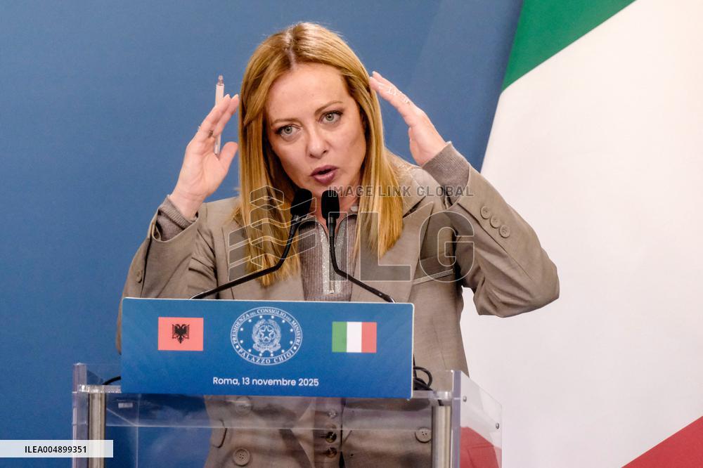 Intergovernmental Summit Italy Albania - Rome