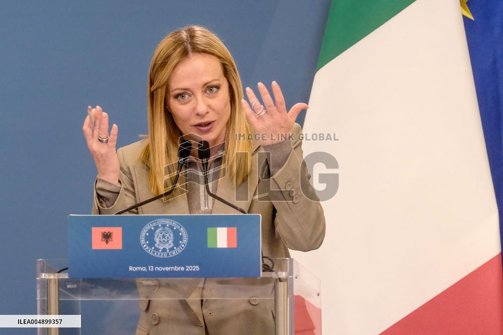 Intergovernmental Summit Italy Albania - Rome