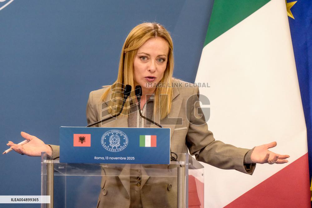 Intergovernmental Summit Italy Albania - Rome