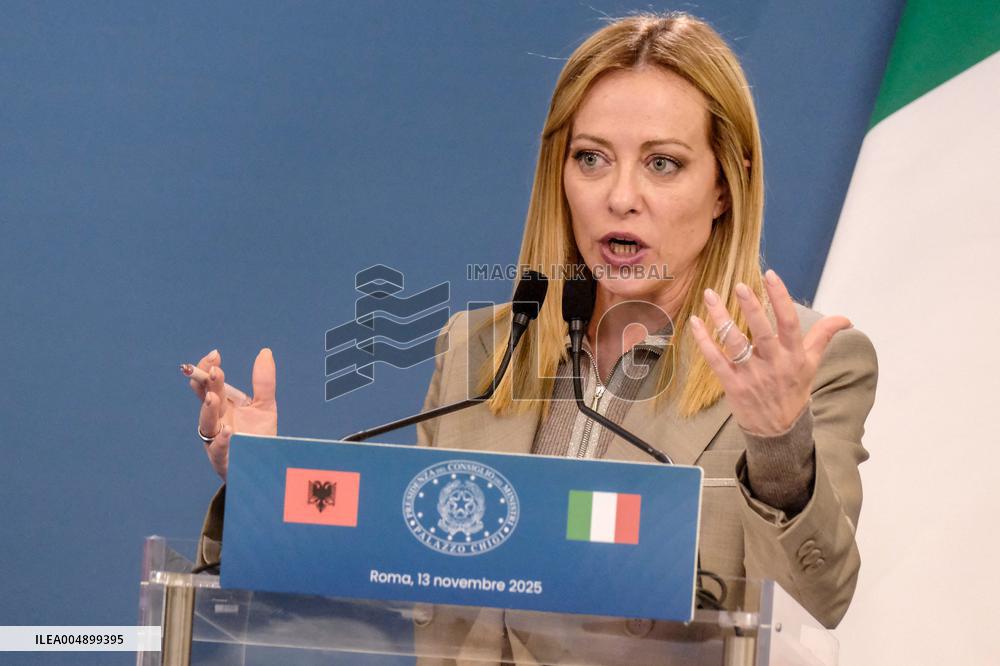 Intergovernmental Summit Italy Albania - Rome