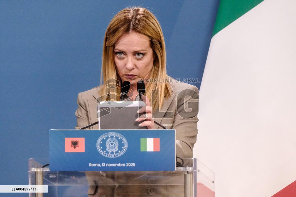 Intergovernmental Summit Italy Albania - Rome