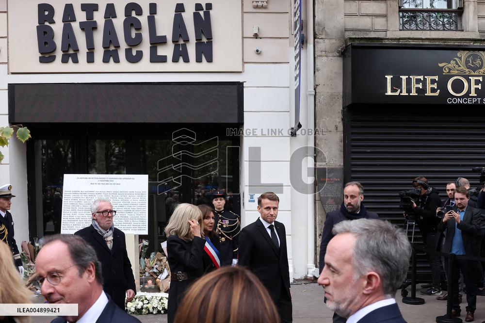 Tribute to Victims of November 13 at the Bataclan - Paris