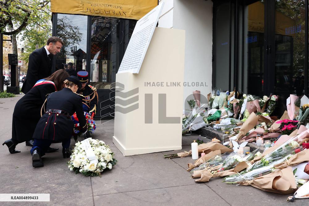 Tribute to Victims of November 13 at the Bataclan - Paris