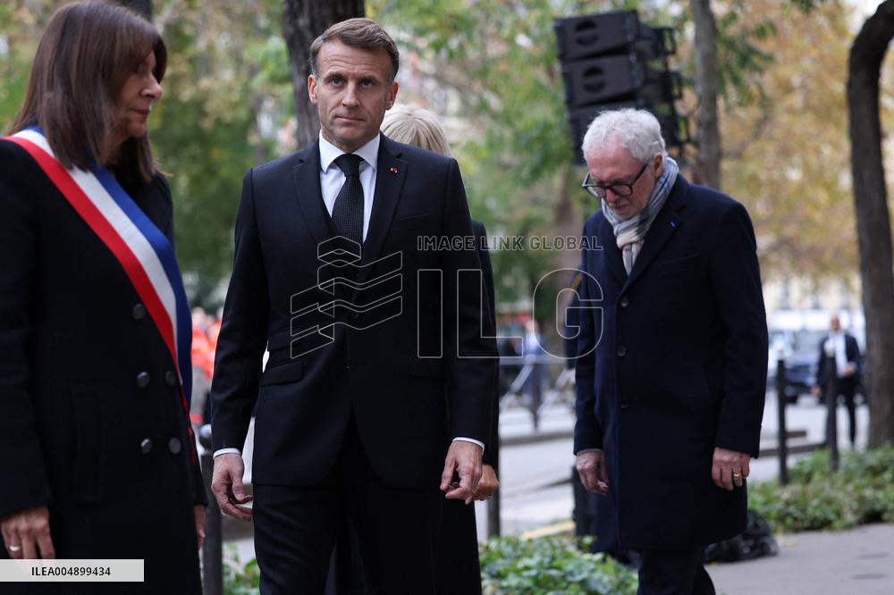 Tribute to Victims of November 13 at the Bataclan - Paris