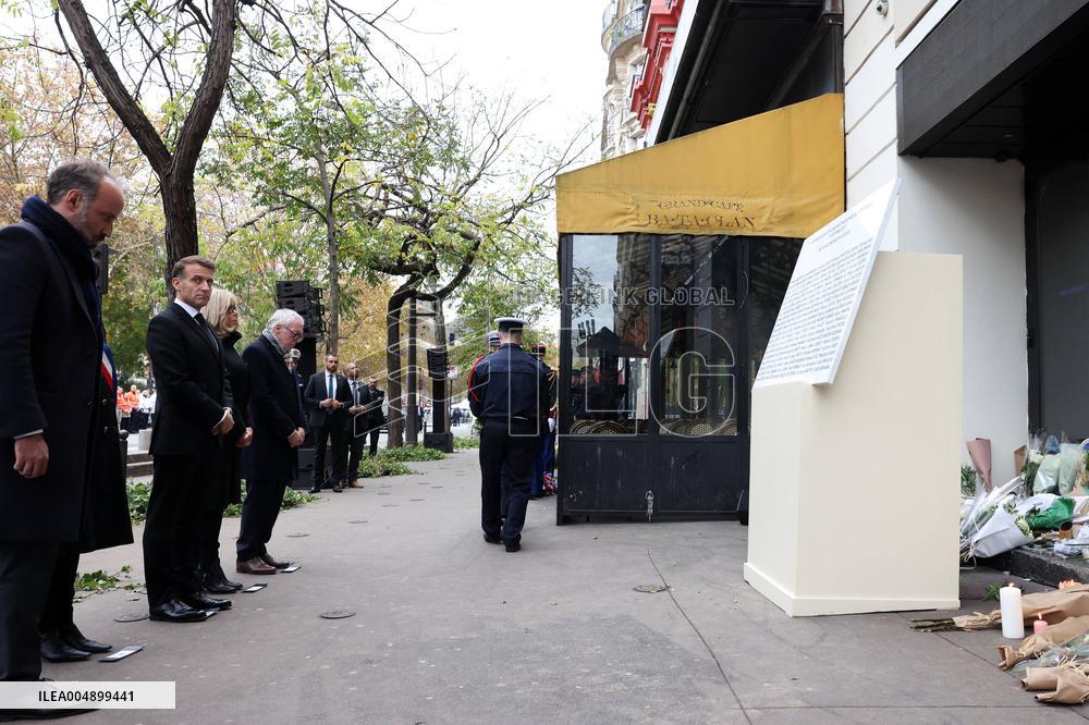 Tribute to Victims of November 13 at the Bataclan - Paris