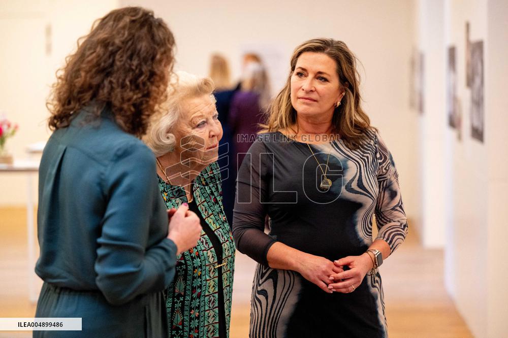 Princess Beatrix Opening a Photo Exhibition - Amsterdam