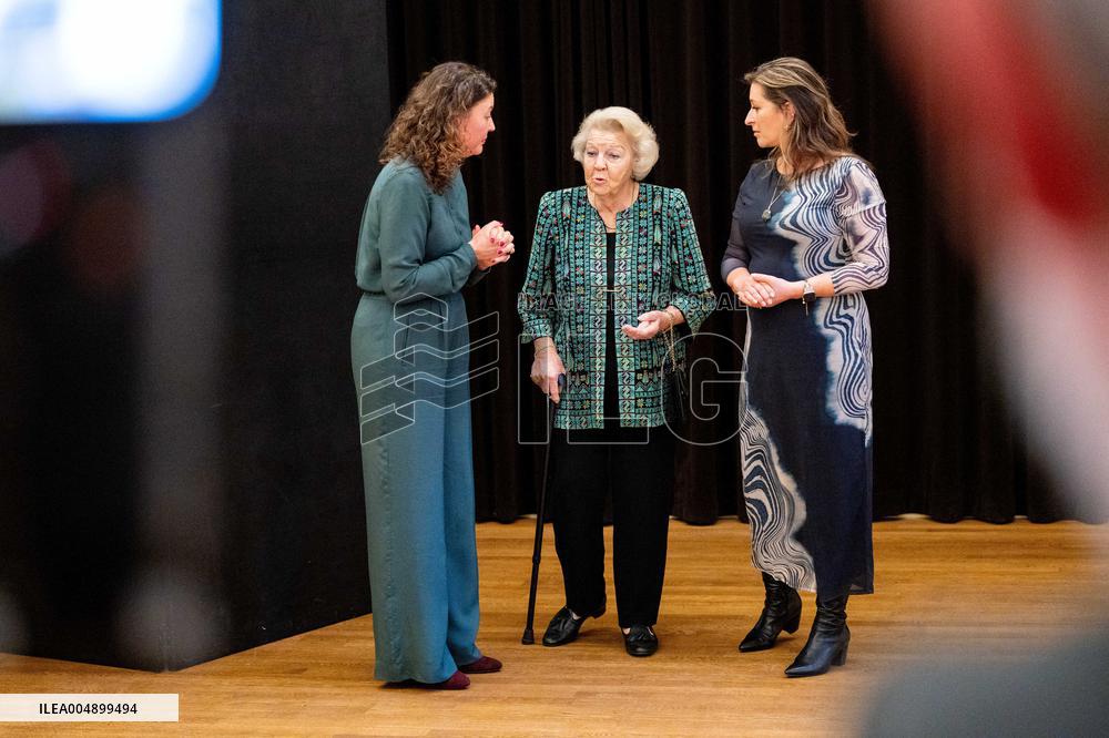 Princess Beatrix Opening a Photo Exhibition - Amsterdam