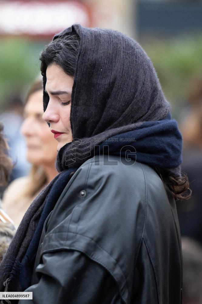 13 november memorial at the Place de la Republique - Paris