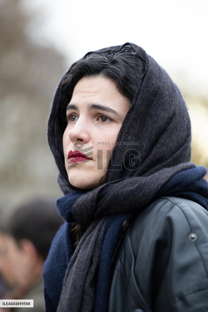 13 november memorial at the Place de la Republique - Paris