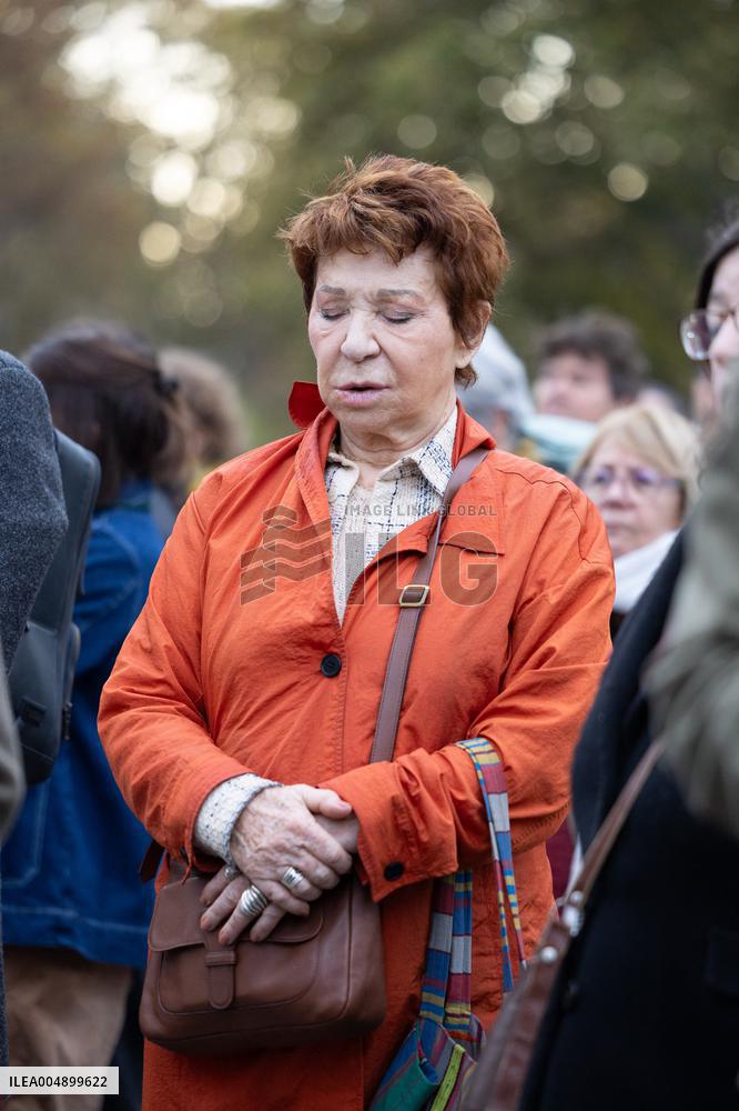 13 november memorial at the Place de la Republique - Paris