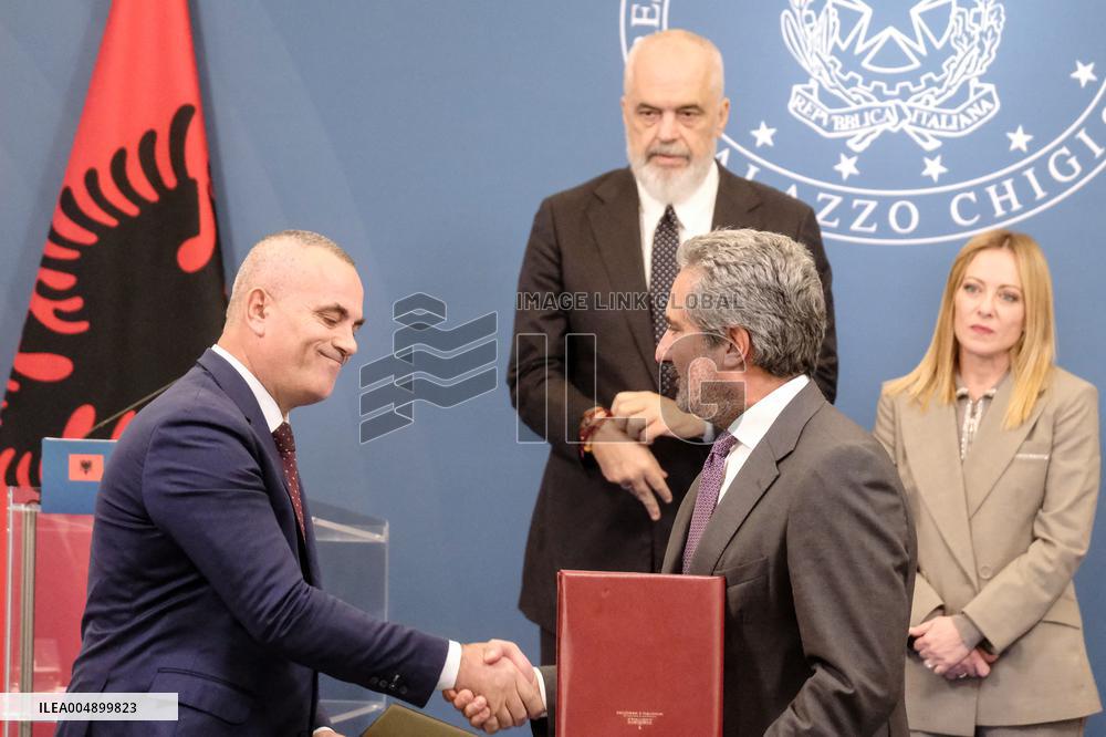 Intergovernmental Summit Italy Albania - Rome