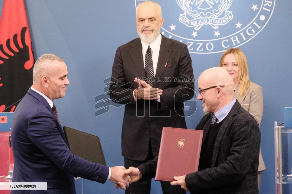Intergovernmental Summit Italy Albania - Rome