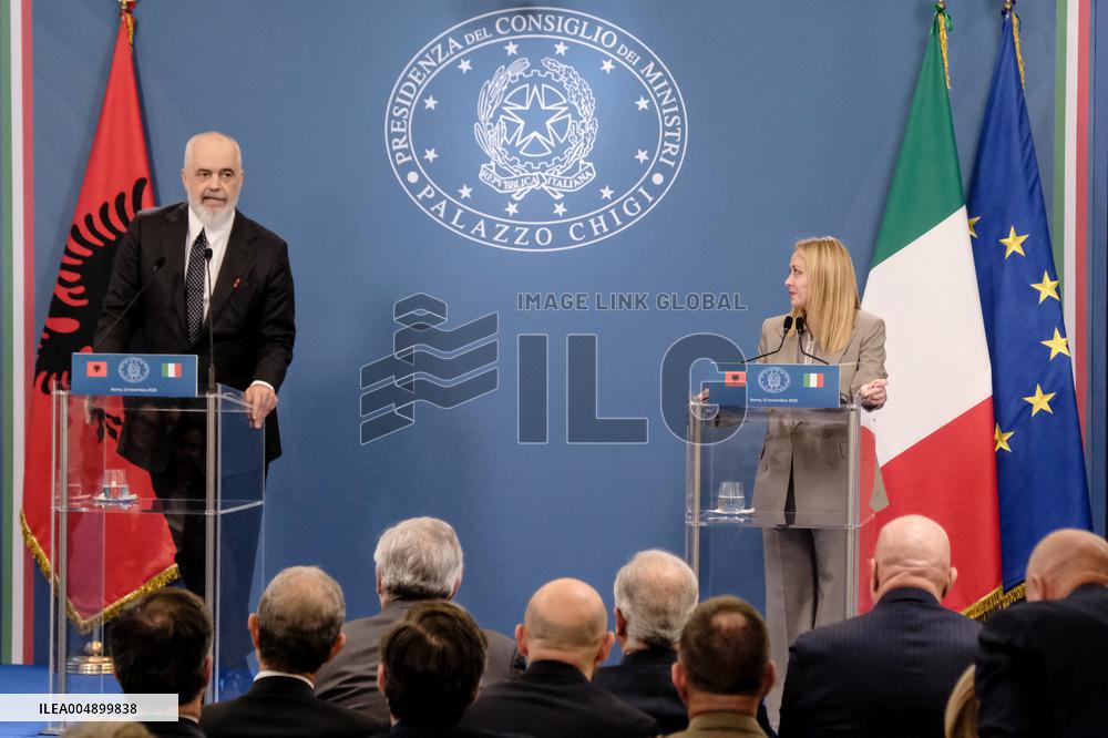 Intergovernmental Summit Italy Albania - Rome