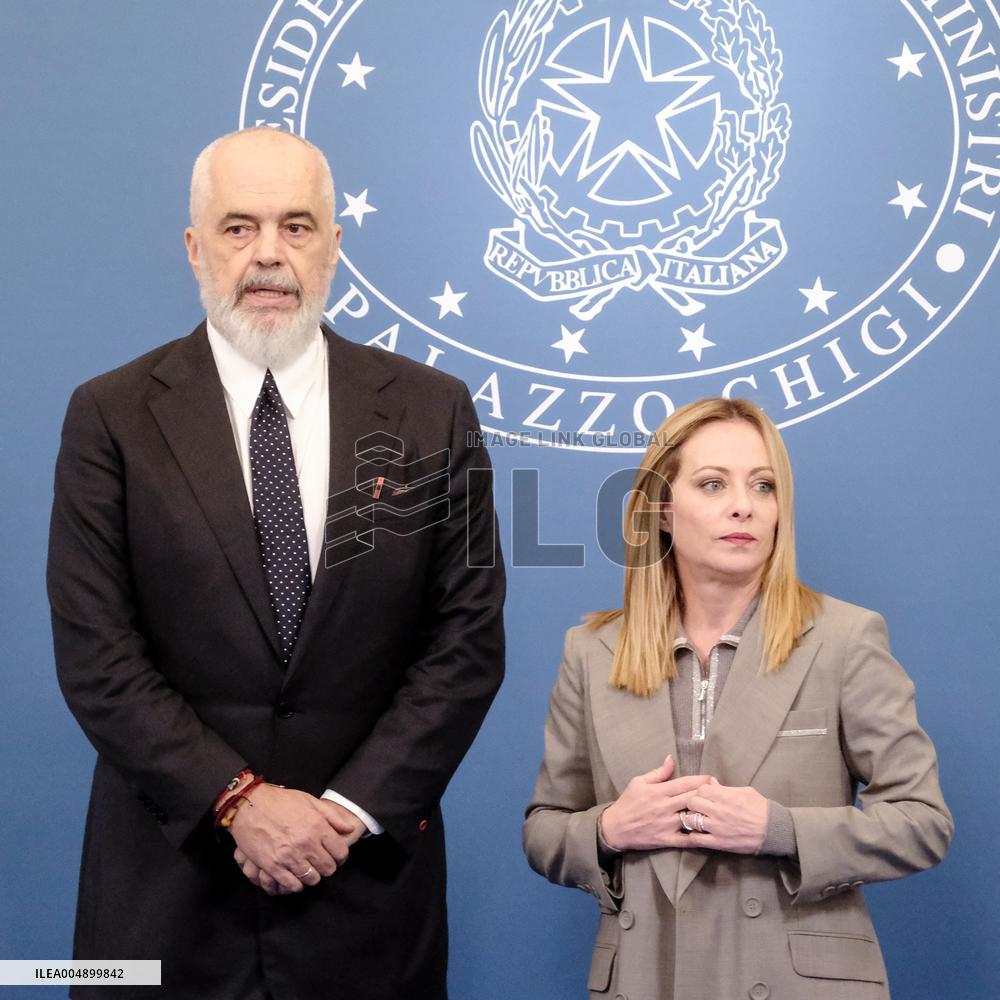 Intergovernmental Summit Italy Albania - Rome