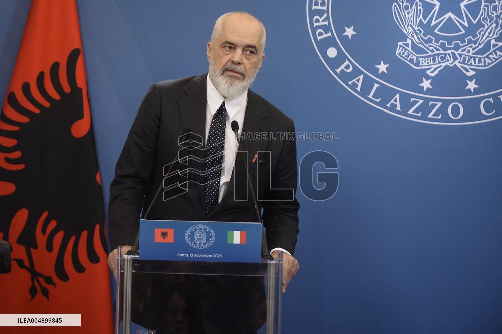 Intergovernmental Summit Italy Albania - Rome
