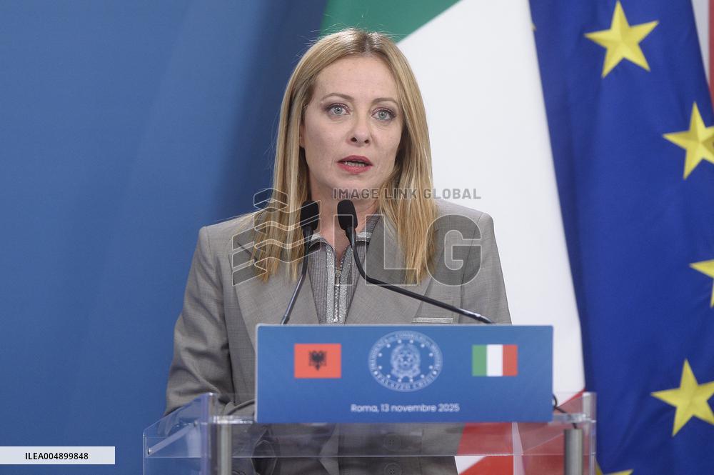 Intergovernmental Summit Italy Albania - Rome