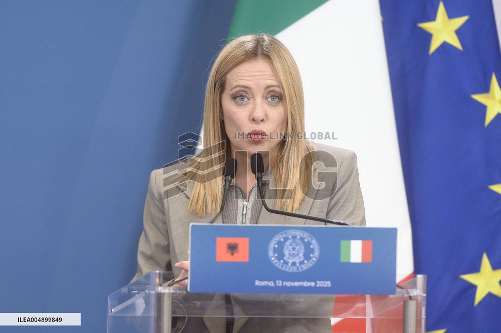 Intergovernmental Summit Italy Albania - Rome