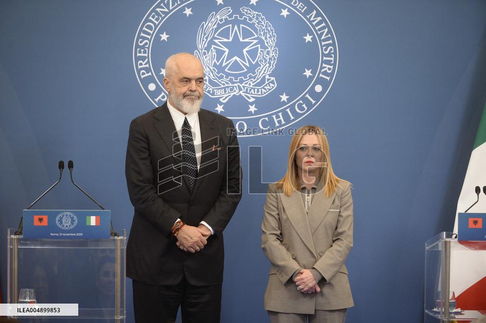 Intergovernmental Summit Italy Albania - Rome