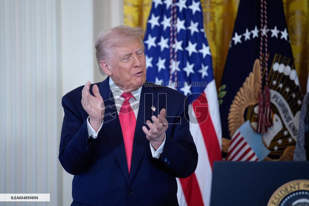 Donald Trump Signs Fostering the Future Executive Order - Washington