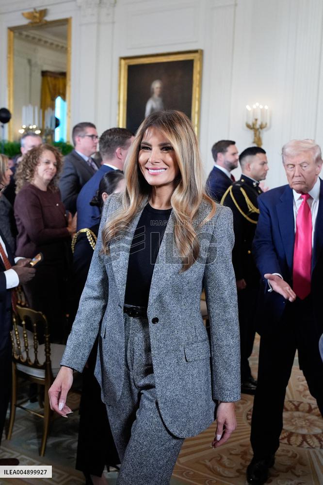 Donald Trump Signs Fostering the Future Executive Order - Washington