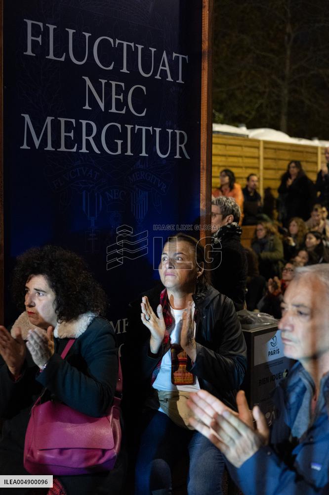 13 november memorial at the Place de la Republique - Paris
