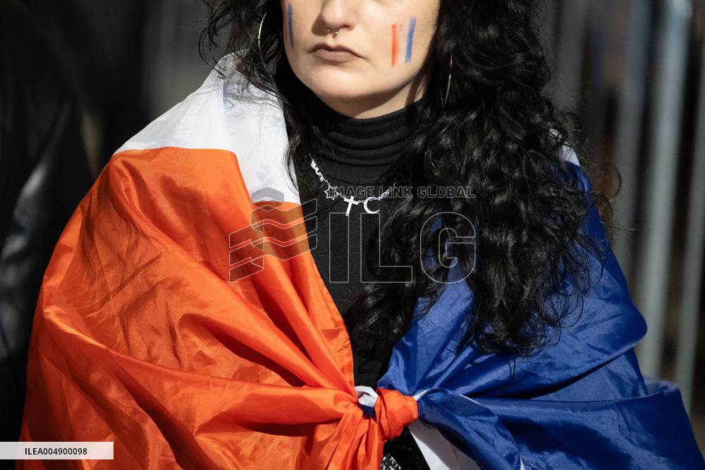 13 november memorial at the Place de la Republique - Paris