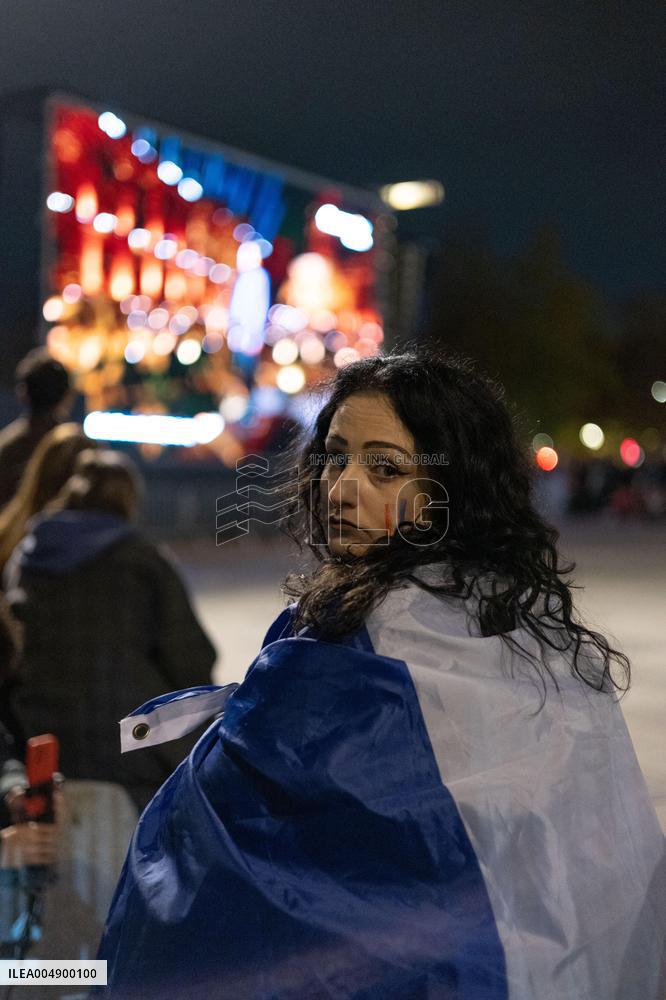 13 november memorial at the Place de la Republique - Paris