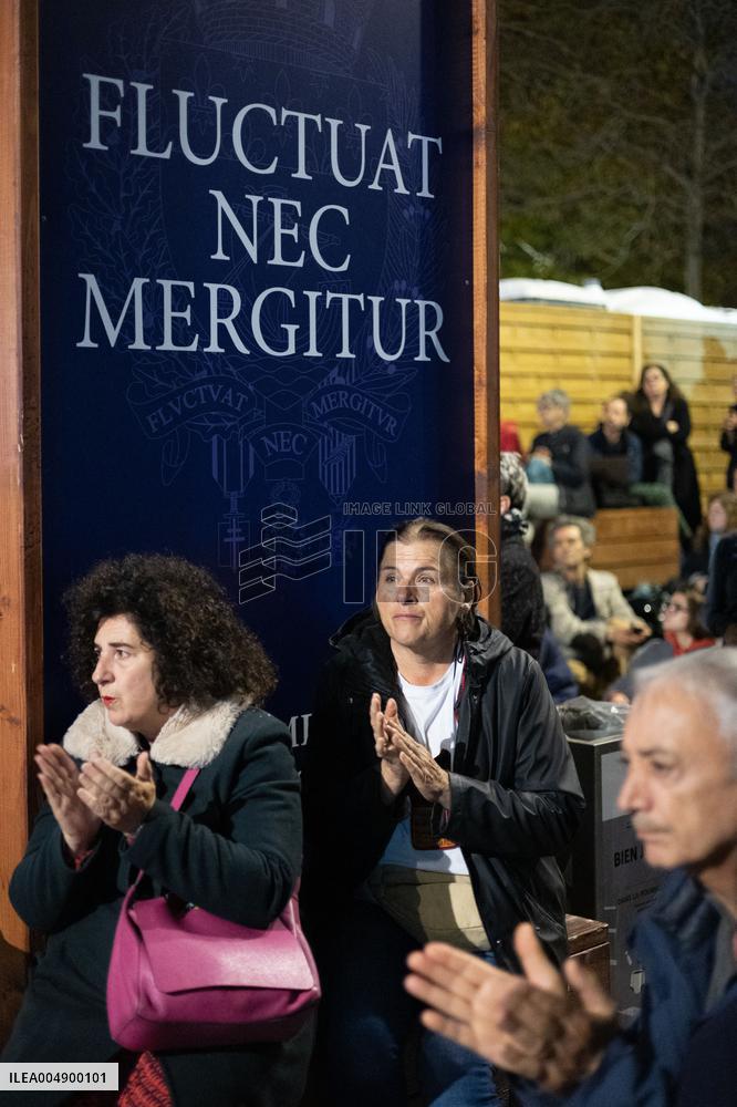 13 november memorial at the Place de la Republique - Paris