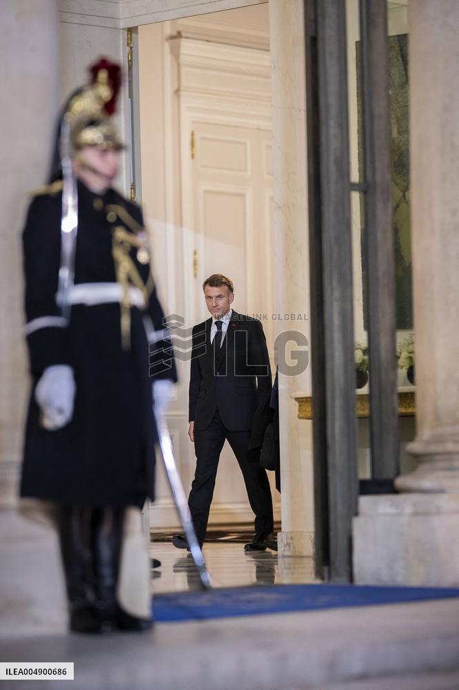 President Macron Welcomes Serbia S President Vucic - Paris