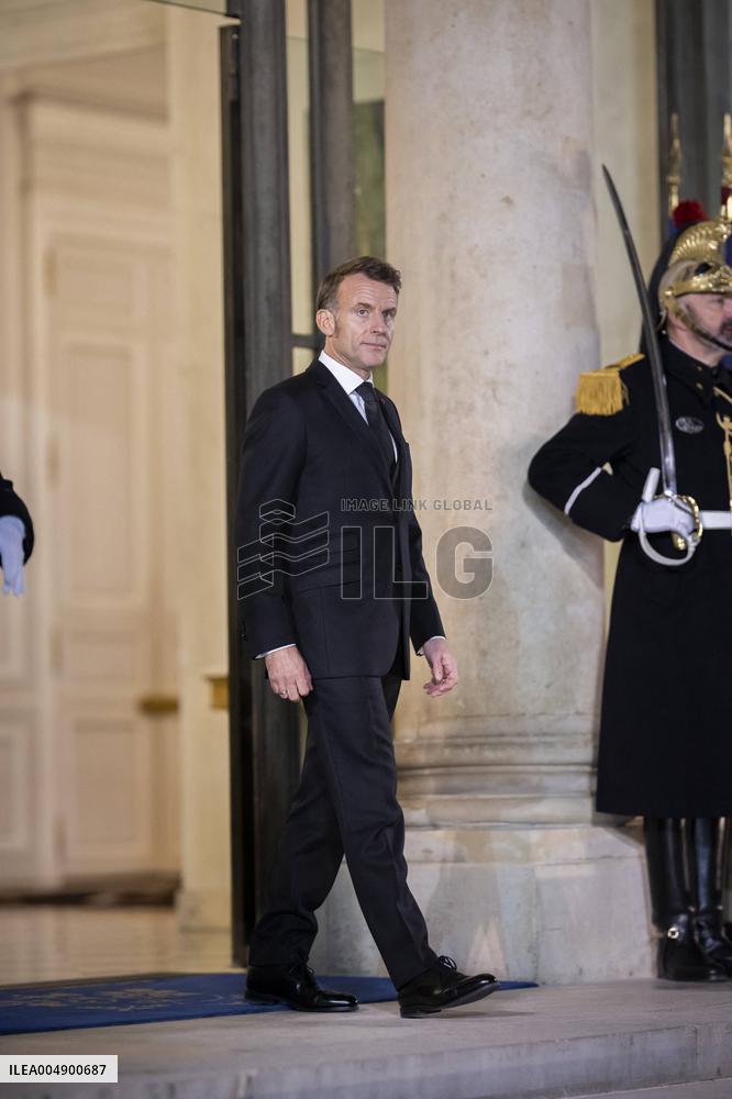President Macron Welcomes Serbia S President Vucic - Paris