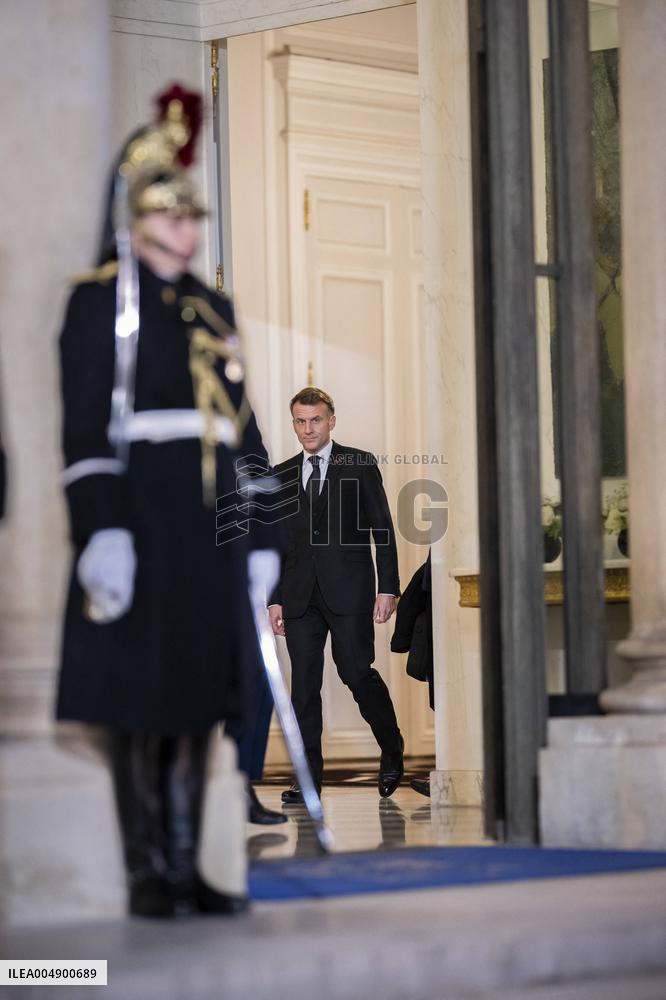 President Macron Welcomes Serbia S President Vucic - Paris