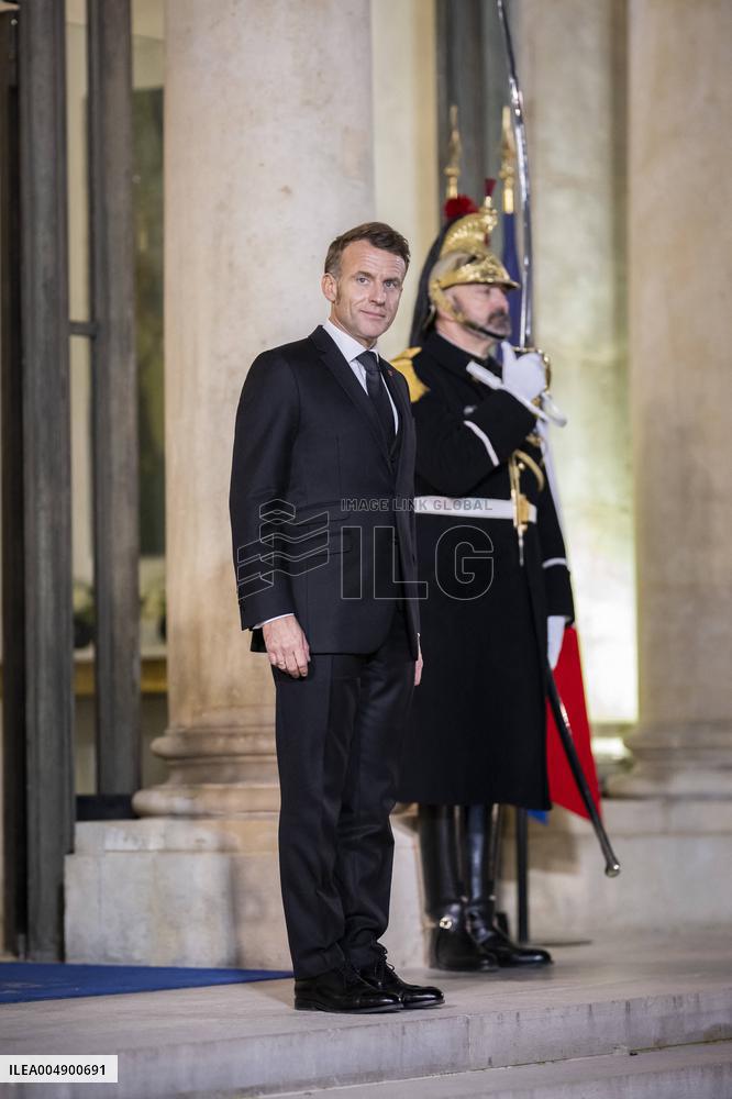 President Macron Welcomes Serbia S President Vucic - Paris