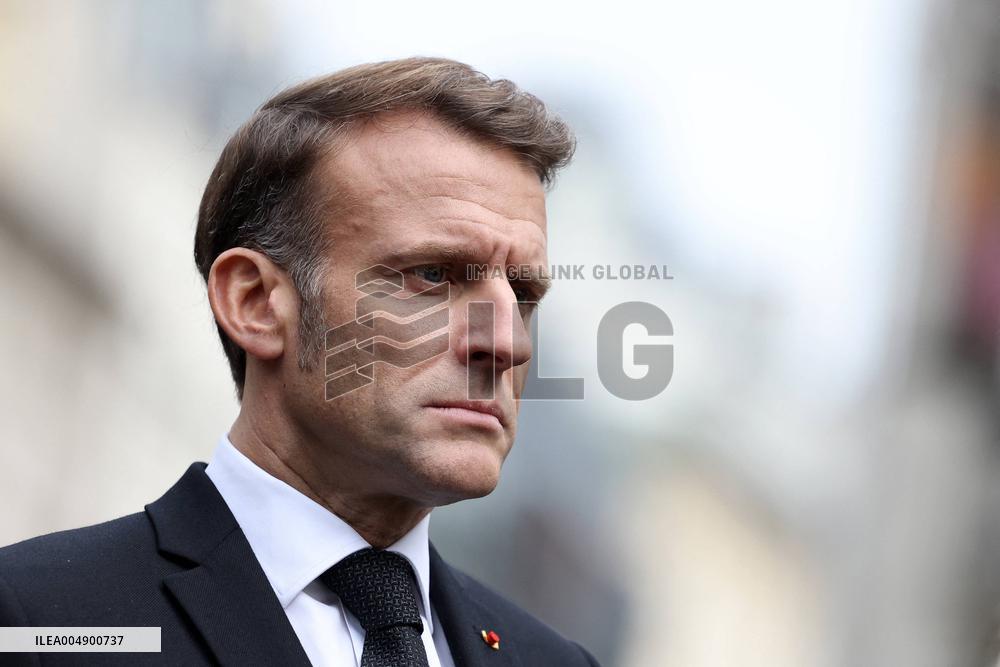 Tribute To Victims At La Bonne Biere - Paris